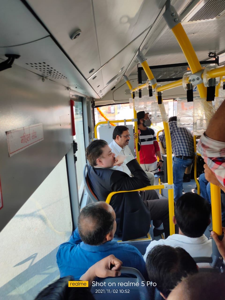 PMI Bus Inauguration/पीएमआई बस उद्घाटन