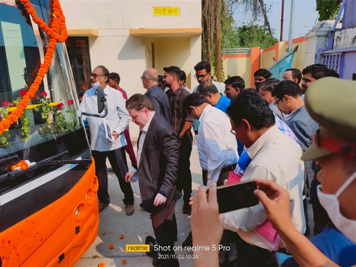 PMI Bus Inauguration/पीएमआई बस उद्घाटन